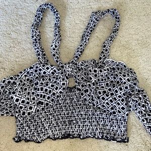 Urban Outfitters Tie Around Crop Top